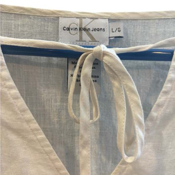Calvin Klein Jeans White Blouse - Picture 2 of 4